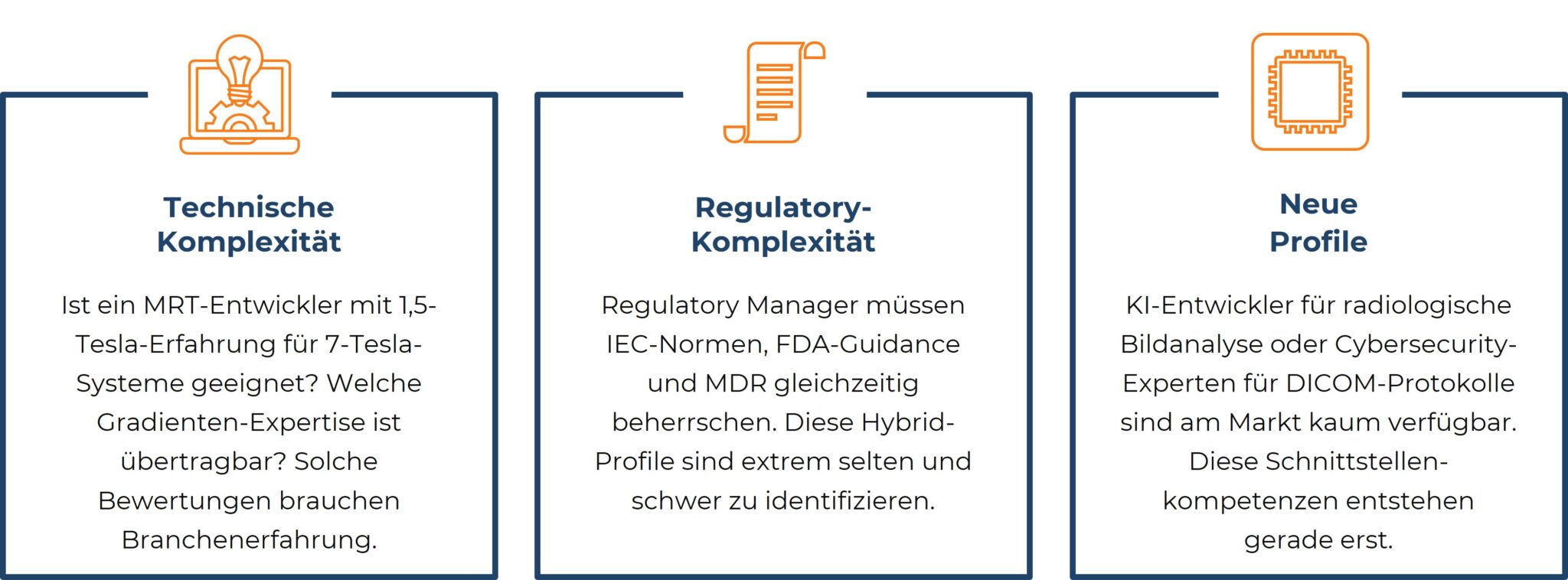 Infografik: 3 Faktoren, die das Recruiting angesichts des Fachkräftemangels in der Medizintechnik-Branche erschweren